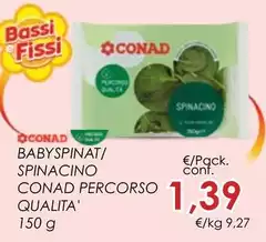 Bassi - Spinacino Baby Spinacino Percorso Qualita' Bassi - Spinacino Baby Spinacino Percorso Qualita'