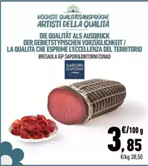 Sapori - La Qualità Che Esprimé L'Eccellenza Del Territorio