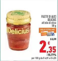 Delicius - Filetti Di Alici
