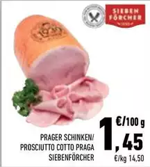 Prosciutto Cotto Praga