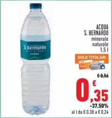 S. bernardo - Acqua