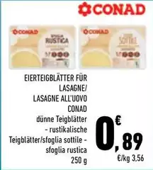 Conad - Lasagne All'Uovo