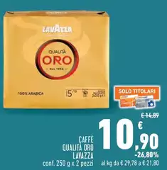 Lavazza - Caffe Qualità Oro