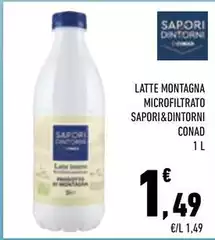 Sapori - Latte Montagna Microfiltrato &Dintorni