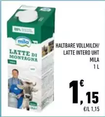 Mila - Latte Intero Uht Mila - Latte Intero Uht