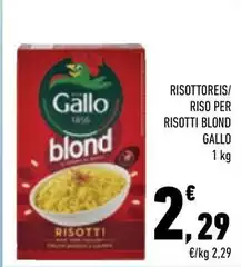 Gallo - Risottoreis/ Riso Per Risotti Blond Gallo - Risottoreis/ Riso Per Risotti Blond