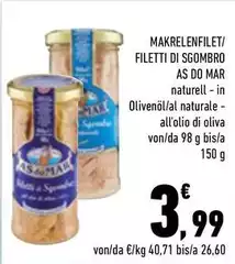 Oliva - Filetti Di Sgombro