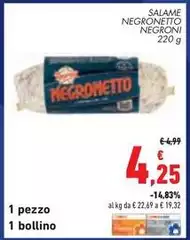 Negroni - Salame Negronetto