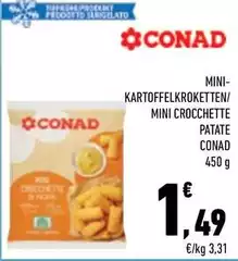 Conad - Mini Crocchette Patate Conad - Mini Crocchette Patate