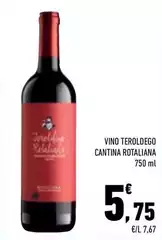 Cantina tollo - Vino Teroldego Cantina tollo - Vino Teroldego