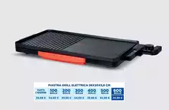 Piastra Grill Elettrica 50x30x5.6 Cm