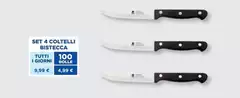 Set 4 Coltelli Bistecca