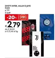 Icam - Ovetti Inter, Milan O Juve