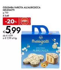 Melegatti - Colomba Farcita All'Albicocca