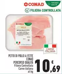 Conad - Petto Di Pollo A Fette Percorso Qualità Conad - Petto Di Pollo A Fette Percorso Qualità