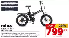 Nilox - E-bike Fat Bike Nxexexp8probl