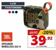 Jbl - Speaker Wireless Go 4