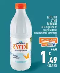Parmalat - Latte Uht Zymil Parmalat - Latte Uht Zymil