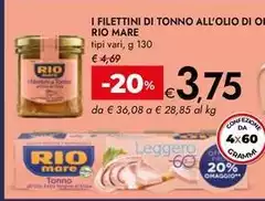 Rio Mare - I Filettini Di Tonno All'Olio Di Oe