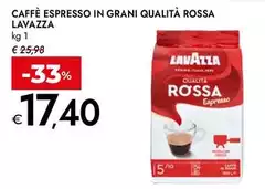 Lavazza - Caffè Espresso In Grani Qualità Rossa