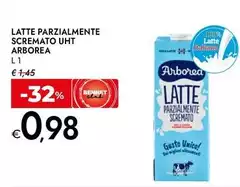 Arborea - Latte Parzialmente Scremato UHT