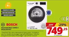 Bosch - Asciugatrice Serie 6 WQG243D9IT Bosch - Asciugatrice Serie 6 WQG243D9IT