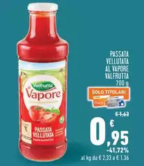 Valfrutta - Passata Vellutata Al Vapore
