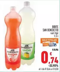 San Benedetto - Bibite