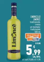 Limoncè - Limoncello Limoncè - Limoncello