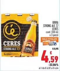 Ceres - Birra Strong Ale 7,7