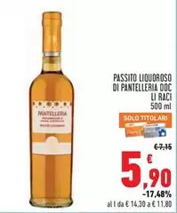 Li raci - Passito Liquoroso Di Pantelleria DOC