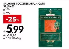 Scotch - Salmone Scozzese Affumicato St James Scotch - Salmone Scozzese Affumicato St James