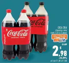 Coca Cola - Classica, Zero Cont