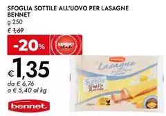 Benent - Sfoglia Sottile All'Uovo Per Lasagne