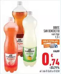 San Benedetto - Bibite