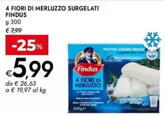 Findus - 4 Fiori Di Merluzzo Surgelati Findus - 4 Fiori Di Merluzzo Surgelati