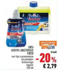 Finish - Linea Additivi Lavastoviglie