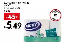 Nicky - Carta Igienica Fashion