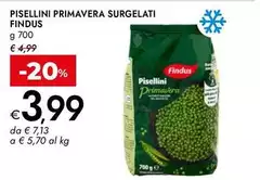 Findus - Pisellini Primavera Surgelati Findus - Pisellini Primavera Surgelati