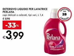 Perlana - Detersivo Liquido Per Lavatrice