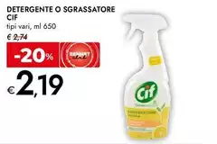 Cif - Detergente O Sgrassatore