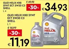 Shell - Olio Helix HX8 Synt ECT 5W30 C3