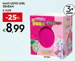 Maxi -  Uovo Girl Sbabam