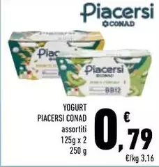 Conad - Yogurt Piacersi