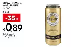 Warsteiner - Birra Premium