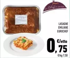 Euro cuisine - Lasagne Emiliane