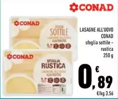Conad - Lasagne All'Uovo