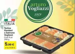Arturo vogliazzi - Tartine Gamberi O Salmone