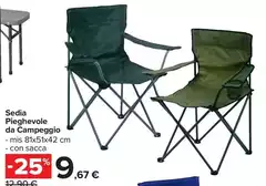 Sedia Pieghevole Da Campeggio