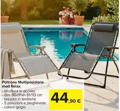 Poltrona Multiposizione Mod Relax Poltrona Multiposizione Mod Relax